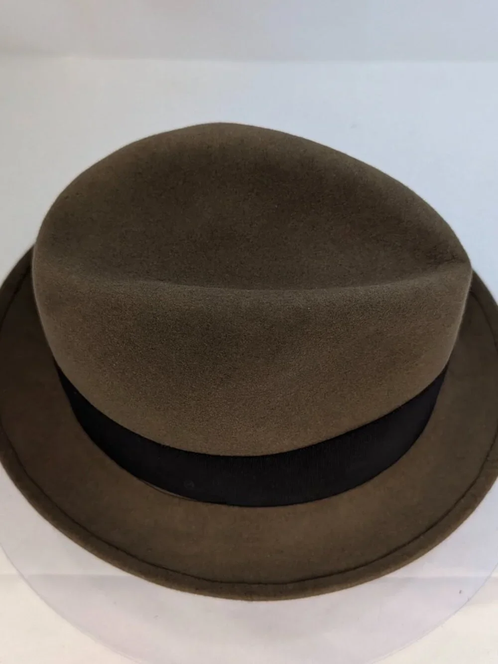 Vintage Wormser Regency Series Light Brown Fedora 7 1/4
